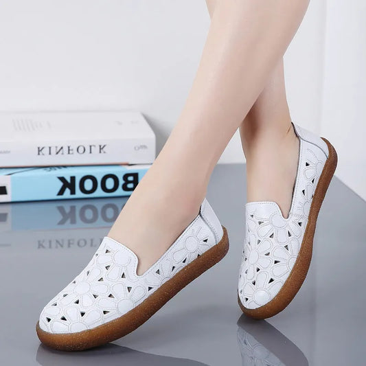 🔥New Loafers Women's Breathable Flat-bottomed Shoe