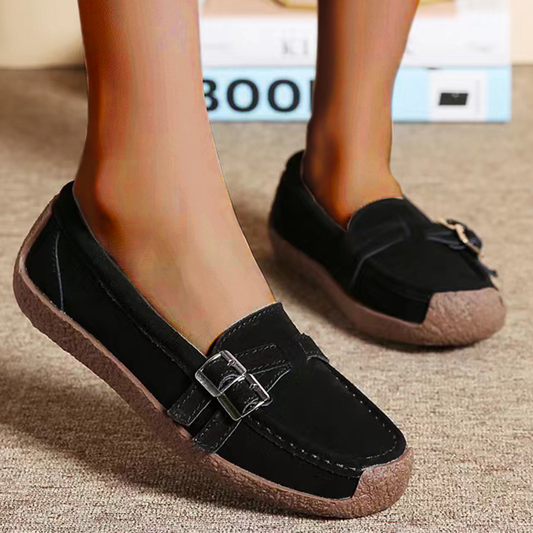 🔥Leather Flat-bottomed Casual Shoes