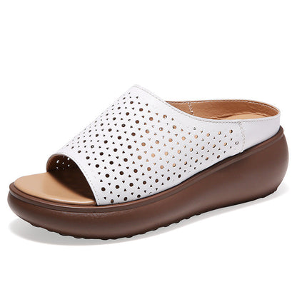 🔥Women's Leather Bottom Thick-soled Sandals