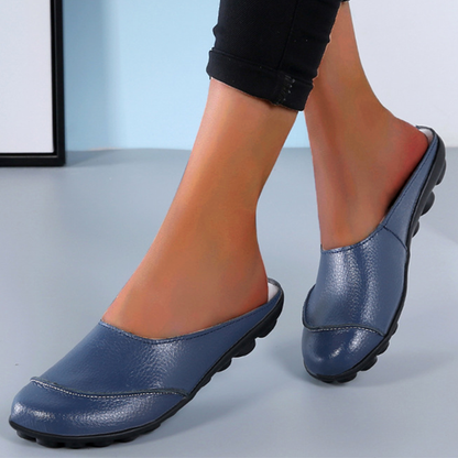 🔥Slippers Wear Leather Soft Soles And Comfortable Flat Shoes