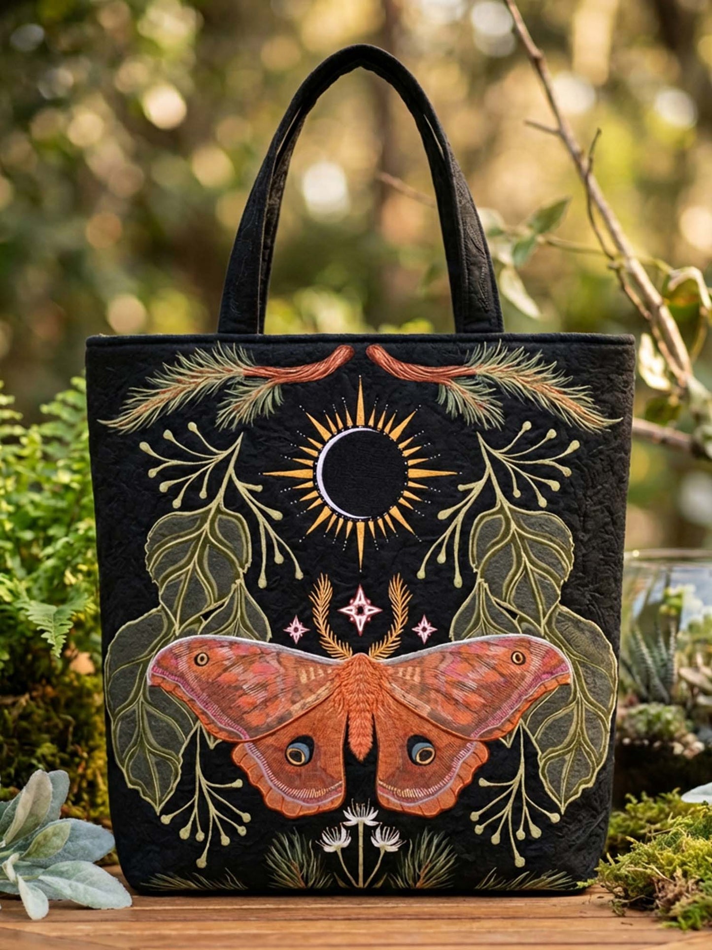 Multi-tone Silkworm Quilted Tote Bag