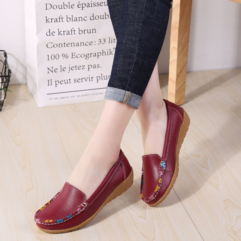 🔥New Ethnic Style Flat Heel Soft Soled Shoes