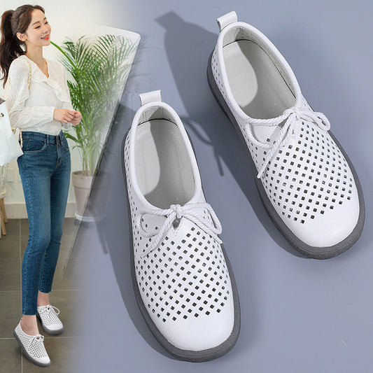 🔥Breathable Soft Flat Soles Lace Up Shoe