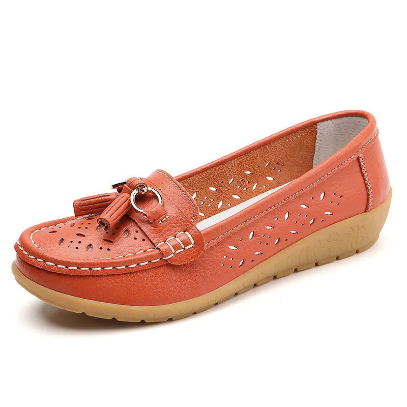 🔥Summer Hollow Out New Leather Shoes