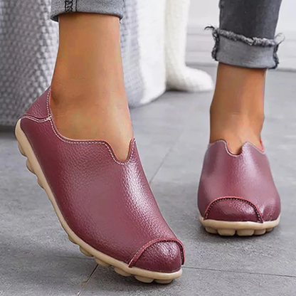 🔥Casual flat heel cow tendon low top shoes