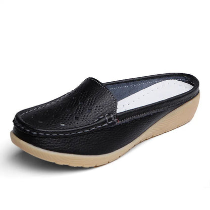🔥Single Slope Heel Hollow Shoes