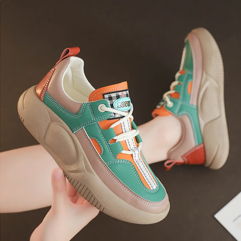 🔥Last Day 49% Off🔥Women's Colorblock Thick Sole Walking Shoes