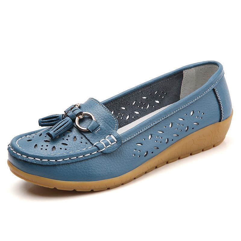 🔥Summer Hollow Out New Leather Shoes