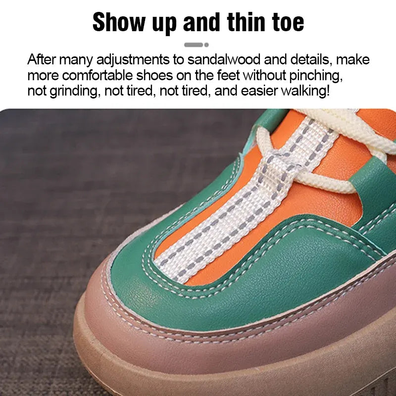 🔥Last Day 49% Off🔥Women's Colorblock Thick Sole Walking Shoes