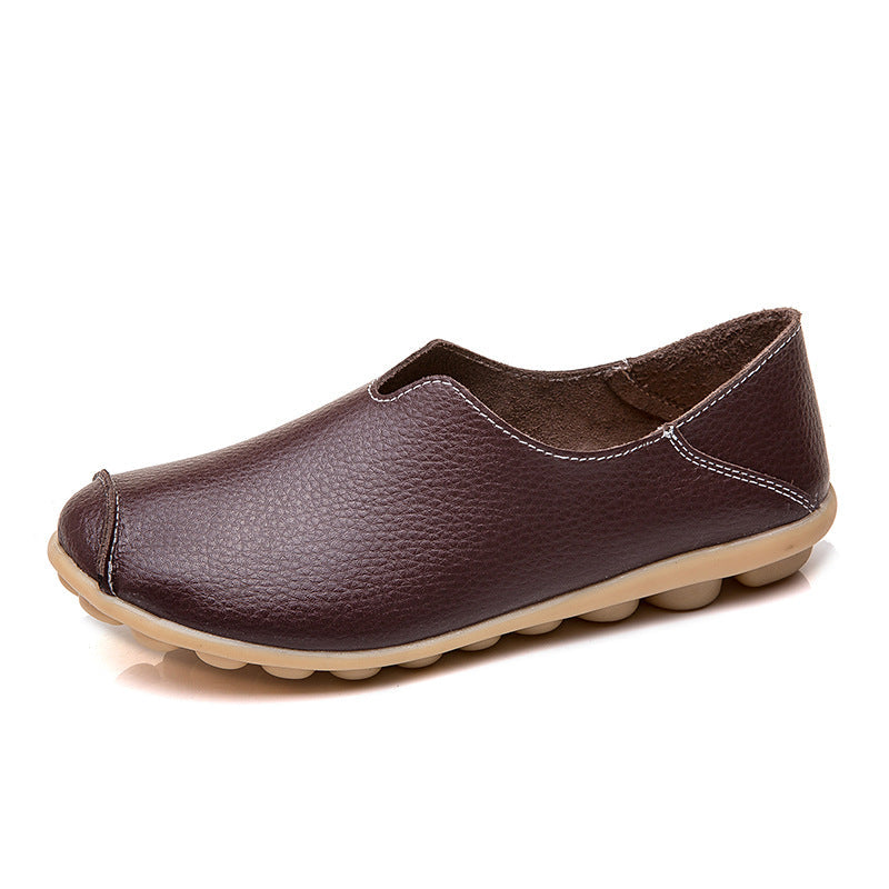 🔥Casual flat heel cow tendon low top shoes