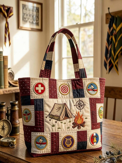 Heritage Camp Quilted Tote Bag