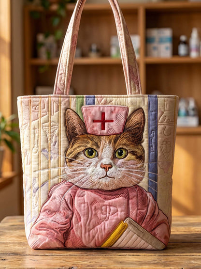Veterinarian Quilted Tote Bag