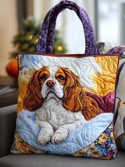 Cavalier Glow Quilted Tote Bag