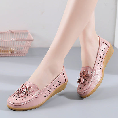🔥Summer Hollow Out New Leather Shoes