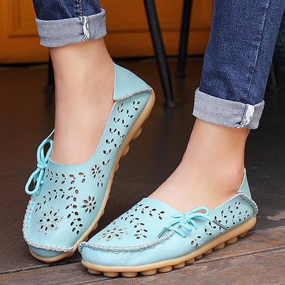 🔥New Hollow Leather Casual Shoes