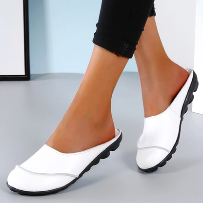 🔥Slippers Wear Leather Soft Soles And Comfortable Flat Shoes
