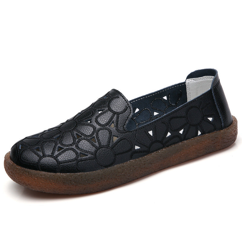 🔥Summer Hollow Hole Flat Bottom Soft Shoe