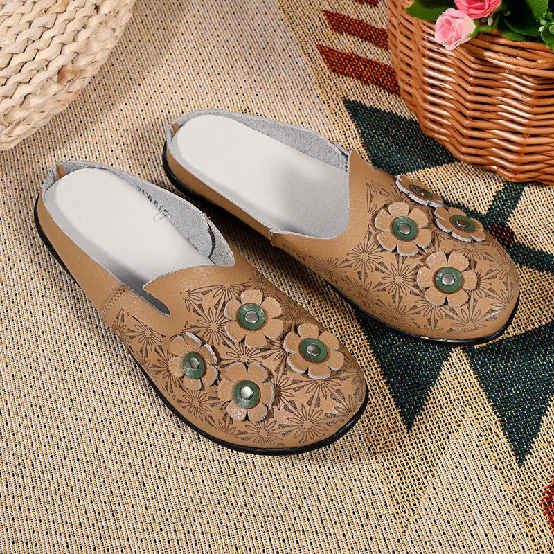 🔥Low-cut Hollow Flower  Women's Single Shoes