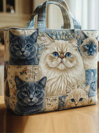 Pawtrait Quilted Tote Bag