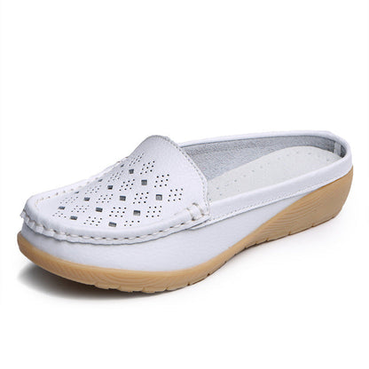 🔥Single Slope Heel Hollow Shoes