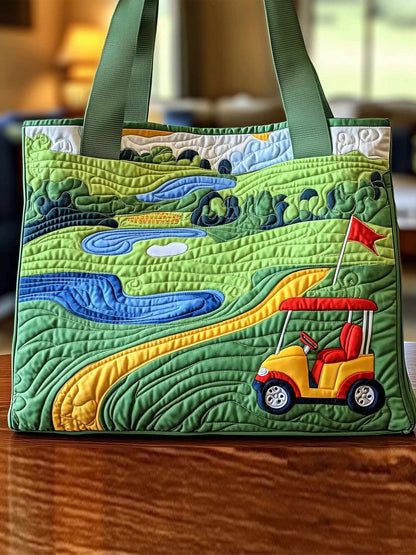Rural Life Quilted Tote Bag