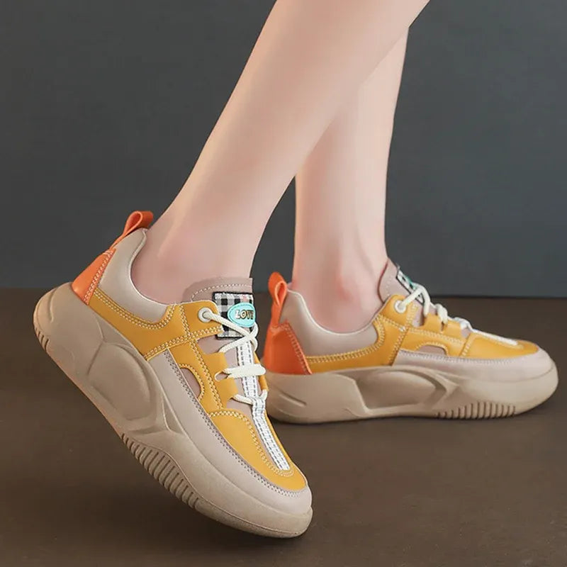 🔥Last Day 49% Off🔥Women's Colorblock Thick Sole Walking Shoes