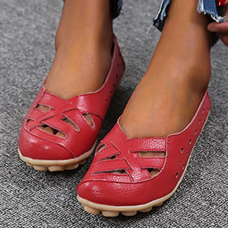 🔥Summer Flat-bottomed Sandals Hollow Shoes Women's Shoes
