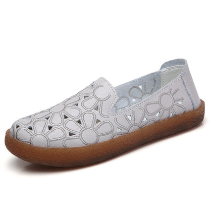🔥Summer Hollow Hole Flat Bottom Soft Shoe