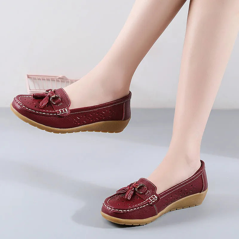 🔥Summer Hollow Out New Leather Shoes
