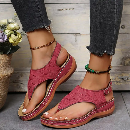 🔥Last Day Promotion 70% OFF🔥 Leather Orthopedic Arch Support Sandals Diabetic Walking Sandals
