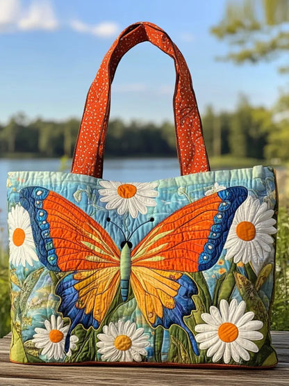 Butterfly Whisper  Quilted Tote Bag