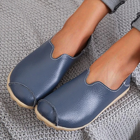 🔥Casual flat heel cow tendon low top shoes