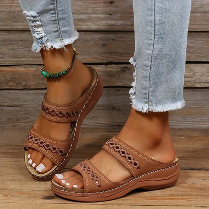 🔥Last Day 50% OFF🔥 Arch Support Orthopedic Wedge Sandals 2024