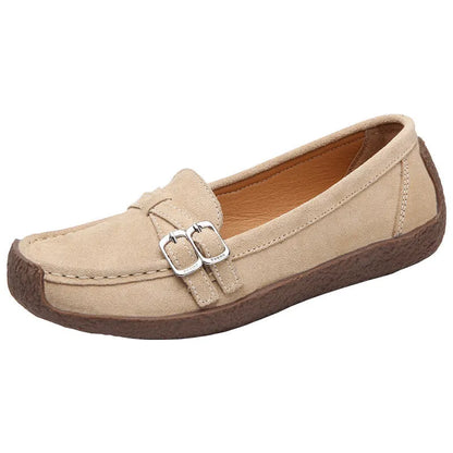 🔥Leather Flat-bottomed Casual Shoes