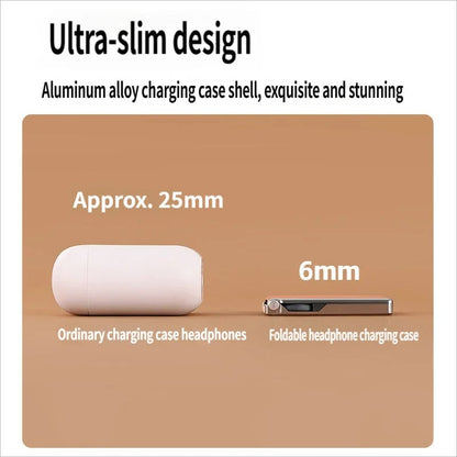 🔥Last Day 70% OFF -🎧Wireless Bluetooth Ultra-thin Foldable Earphones
