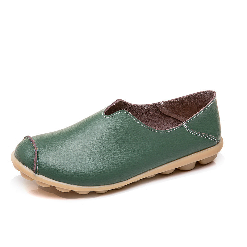 🔥Casual flat heel cow tendon low top shoes