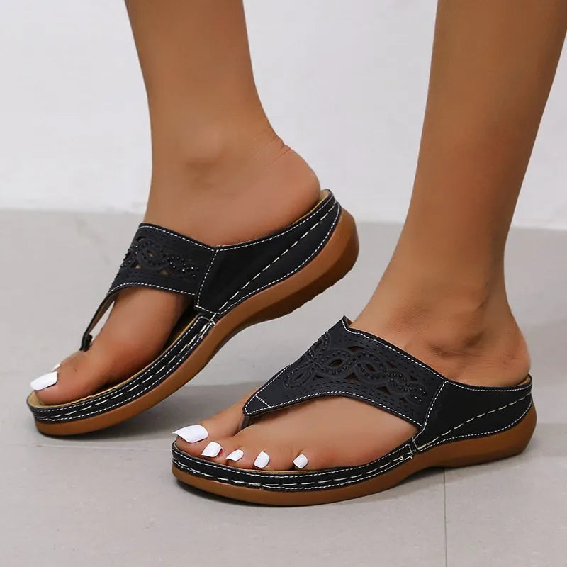 2024 Soft Bottom Massage Orthopedic Flip-Flops