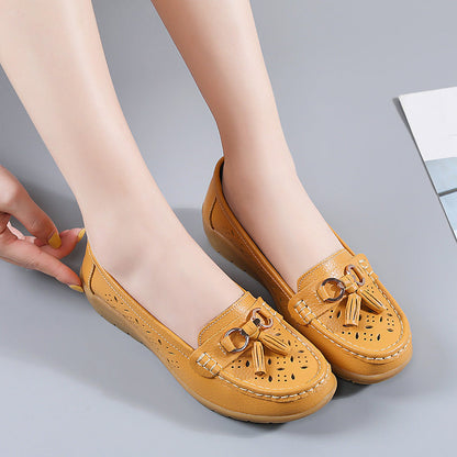 🔥Summer Hollow Out New Leather Shoes