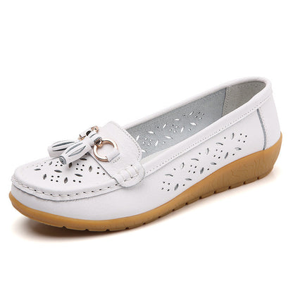🔥Summer Hollow Out New Leather Shoes