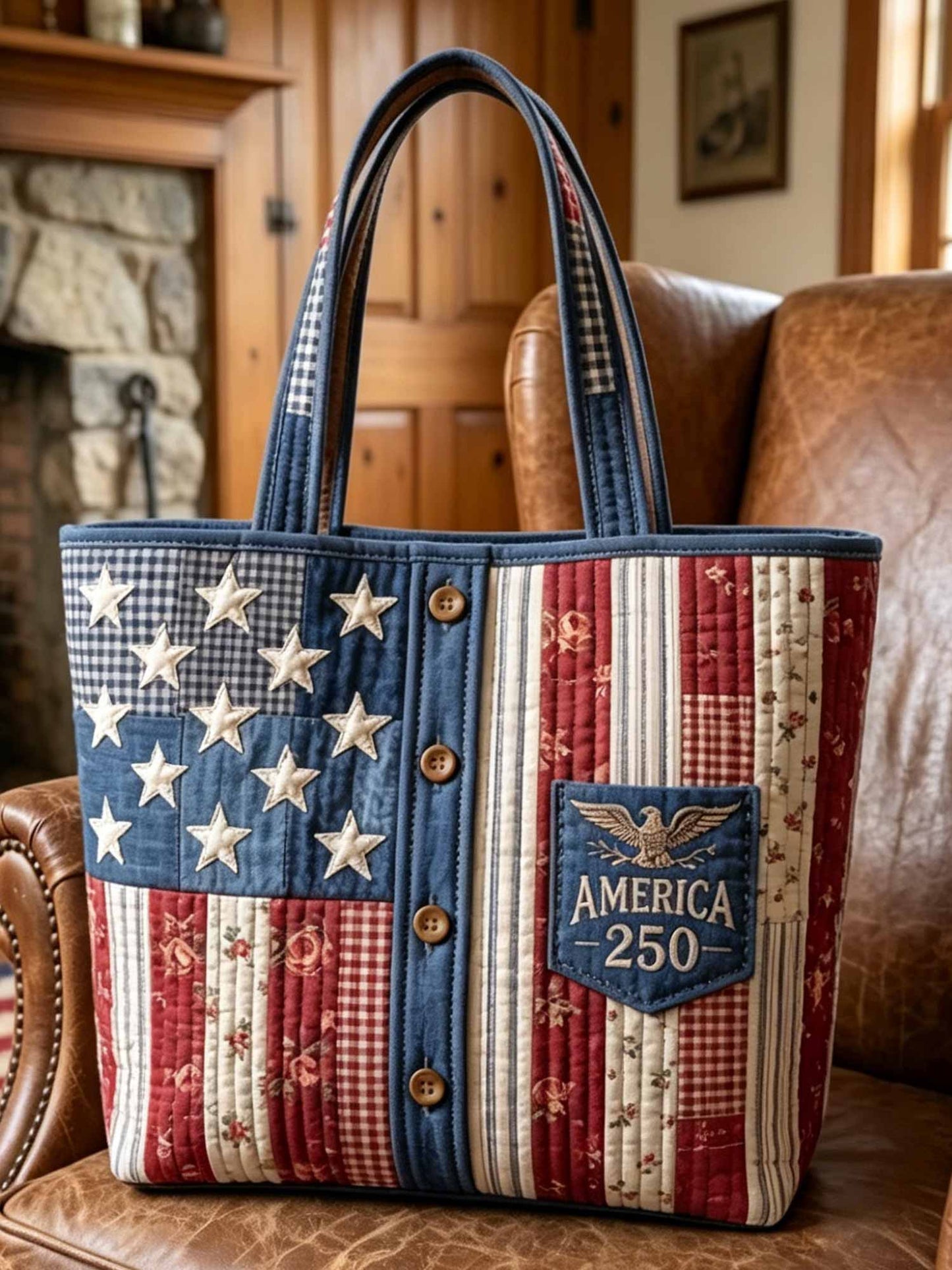 Liberty Legacy Quilted Tote Bag