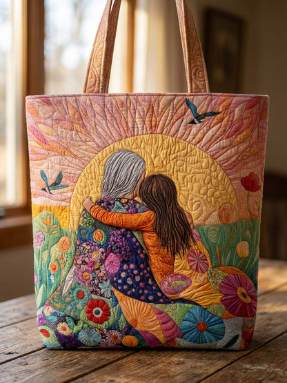 Happy Mother'S Day Quilted Tote Bag