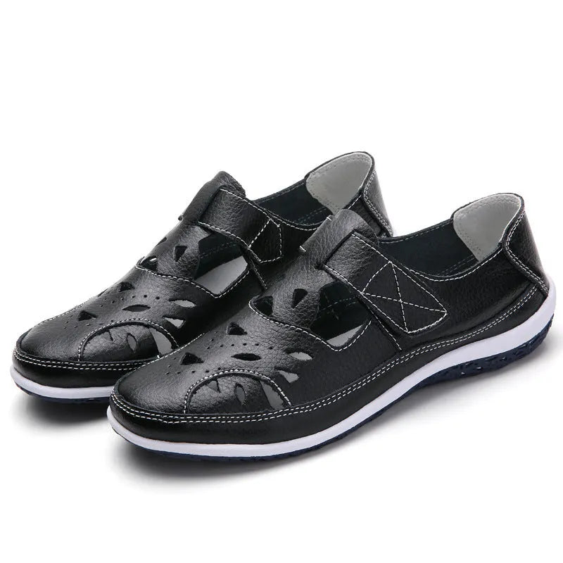 🔥Retro Soft Soled Hollow Sandals
