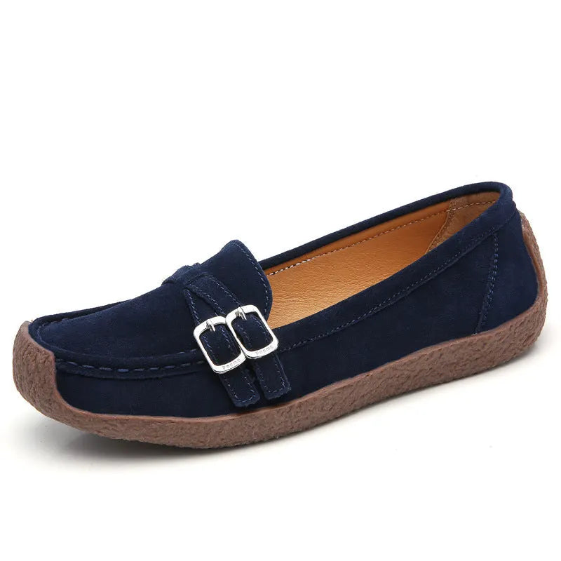 🔥Leather Flat-bottomed Casual Shoes