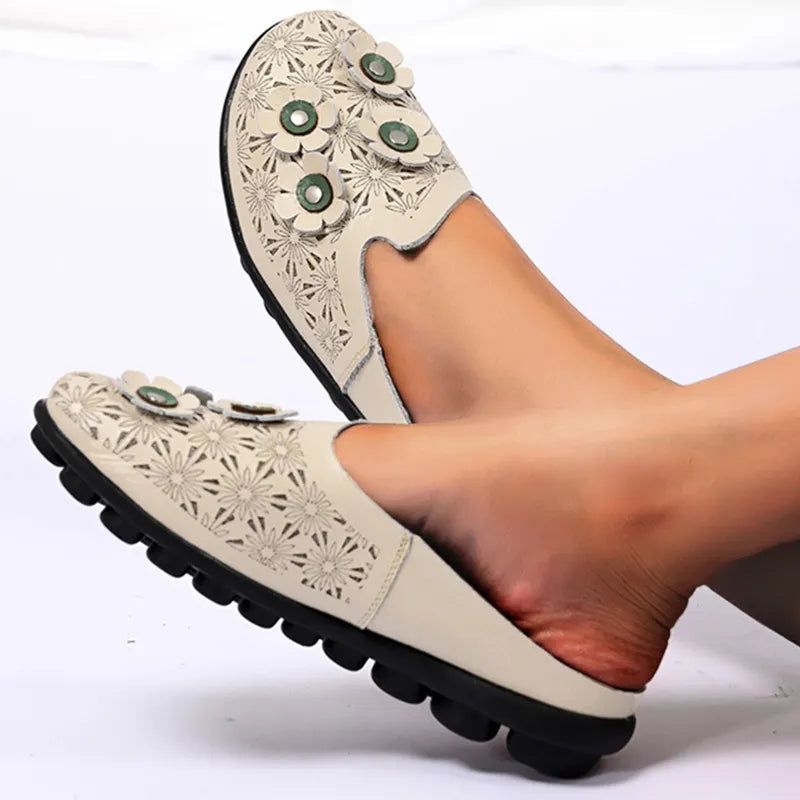 🔥Low-cut Hollow Flower  Women's Single Shoes