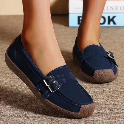 🔥Leather Flat-bottomed Casual Shoes