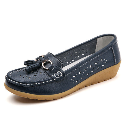 🔥Summer Hollow Out New Leather Shoes