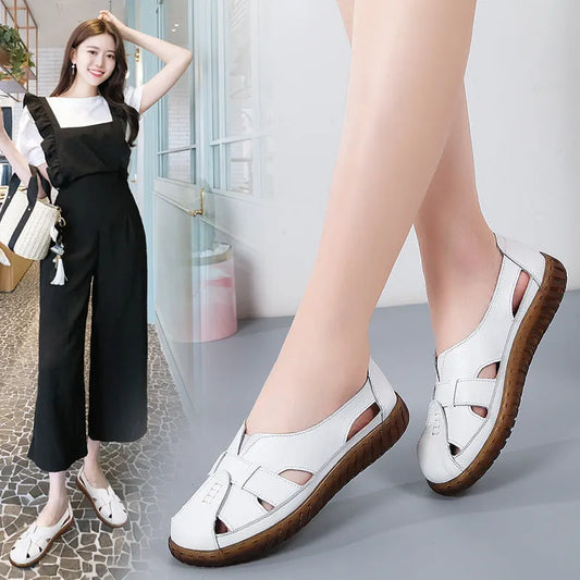 🔥Flat-bottomed Hollow Hole Shoes