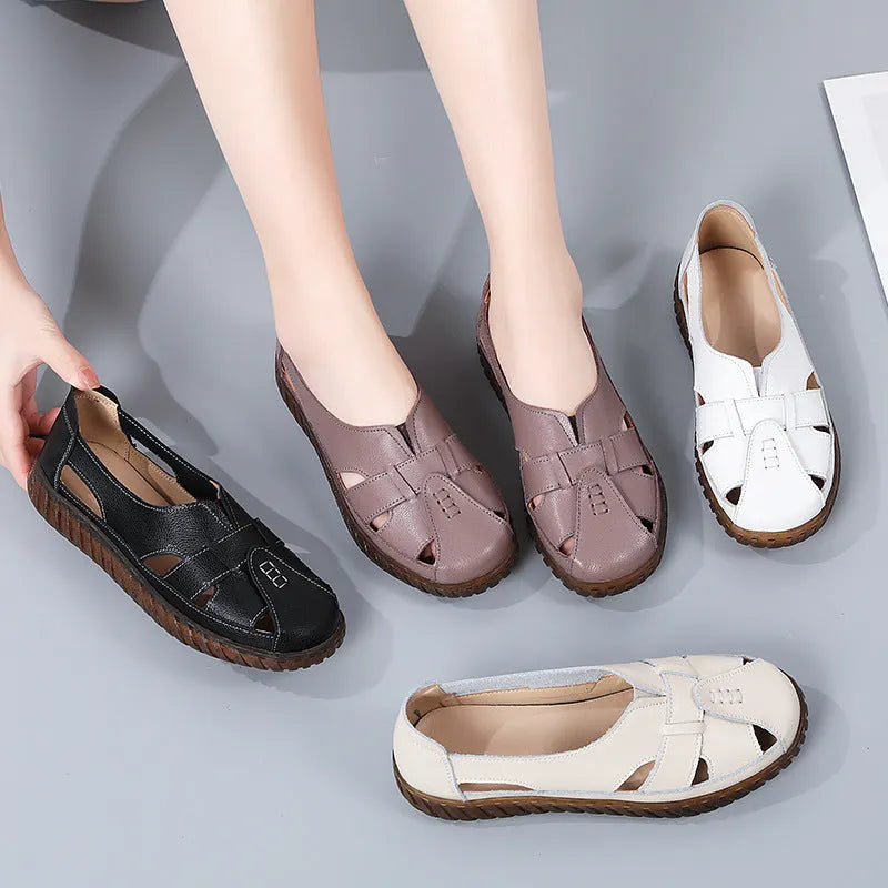 🔥Flat-bottomed Hollow Hole Shoes