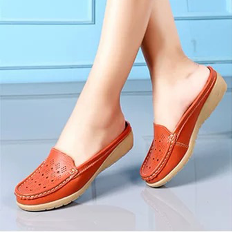 🔥Single Slope Heel Hollow Shoes
