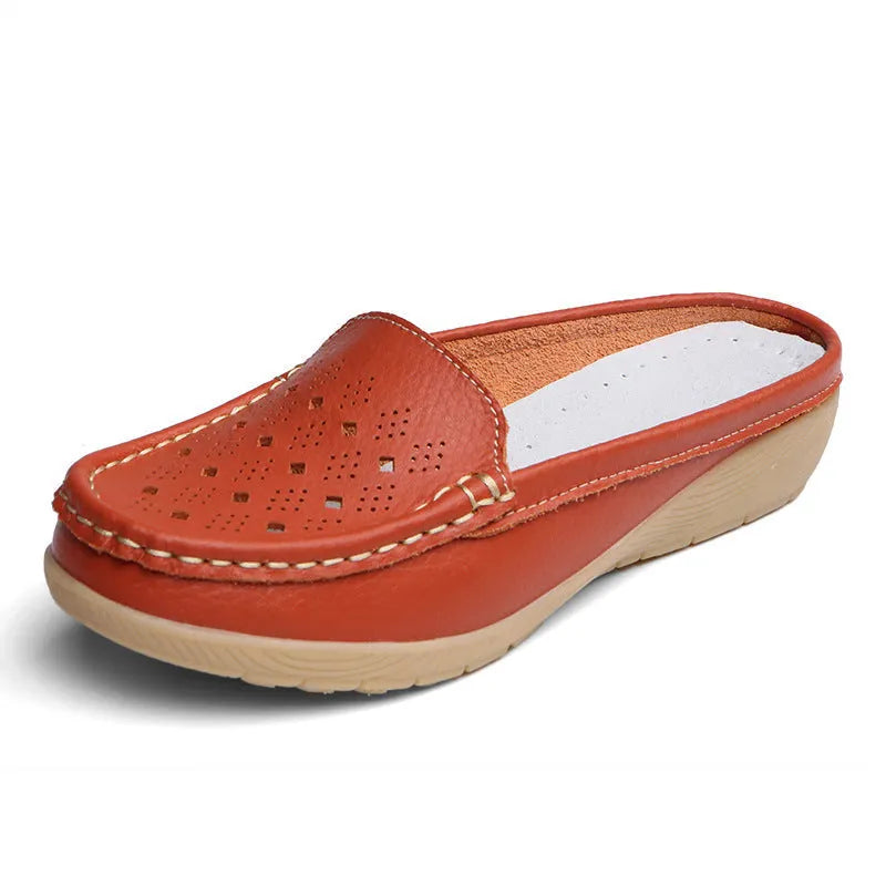 🔥Single Slope Heel Hollow Shoes